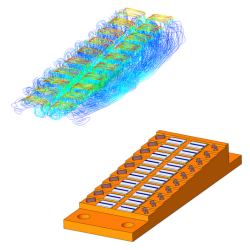 Micro Channel Cooled Single Emitter Housing