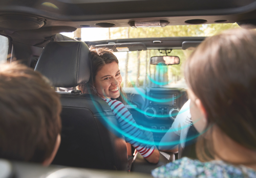 In-cabin radar technology sensing passengers in a car