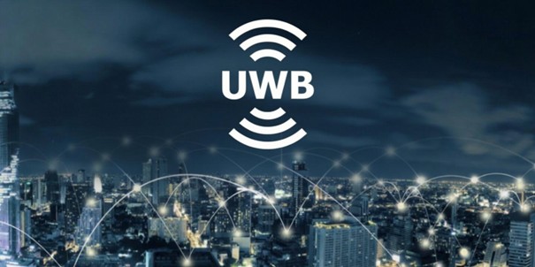 Ultra wideband image with UWB logo