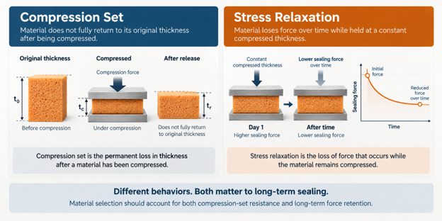 Compression Set - Stress Relaxation